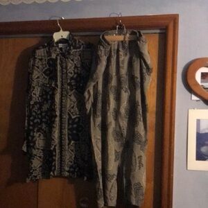 Patterned Top and bottom